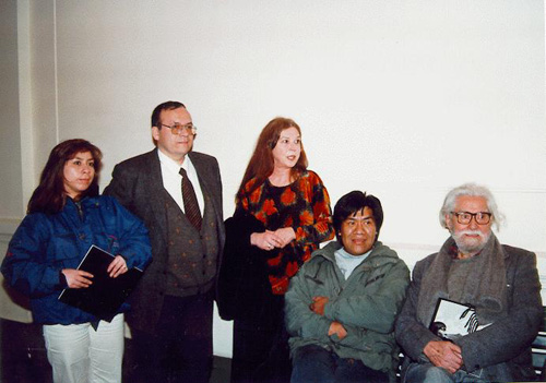 Margarita Vargas (CONADI, Punta Arenas), Oscar Aguilera, Paz Errázuriz, José Tonko, Francisco Coloane